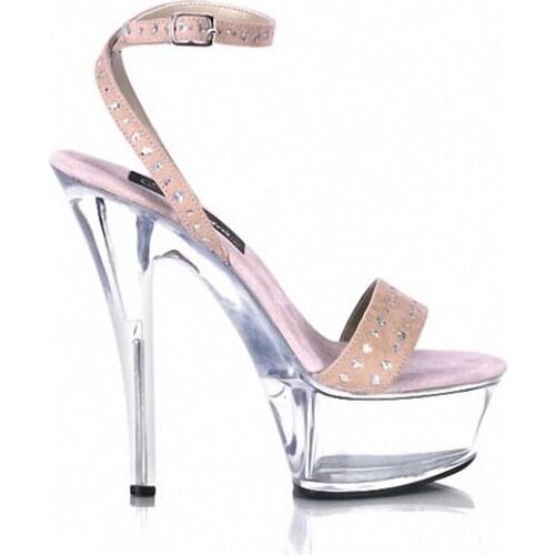 Sexy must-have magazine cover shoot 15 cm high shoes with metal heel sandals High Heel