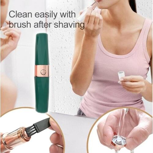 AIFREE Portable Electric Epilator Facial Hair Remover Trimmer Shaver For Face Lip Cheeks Women Light And Compact