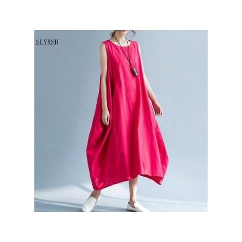SLYXSH Red Summer Dresses