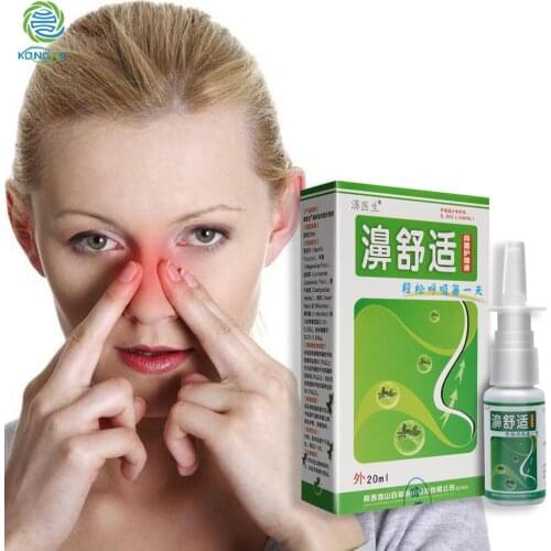 20ML Nasal Spray Chronic Sinusitis/Rhinitis Treatment Spray Relieve Itching Runny Nose Cream Chinese Medical Herb Nasal Spray