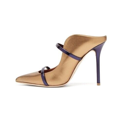 BASIC Women Heels Matte Slingback Pumps 12CM Stiletto Heels Party Ladies Sandals 4 Seasons Salto Alto Shoes Woman Size 43 44 47