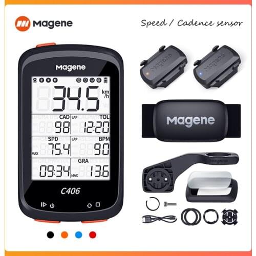 Magene C406 Lite Bike Computer Waterproof GPS Wireless Smart Mountain Road Bicycle Monito Stopwatchring Cycling Data Map S3
