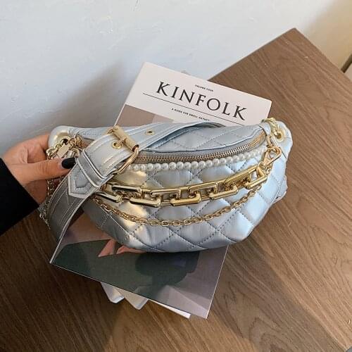 С Доставкой Lingge Embroidery Thread Female 2020 Popular Fashion All-match Chain Messenger Bag Net Red Yang Pneumothorax Bag