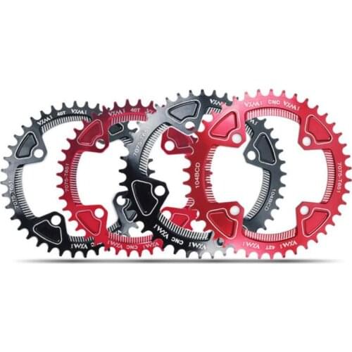 Deckas Round 104BCD Chainring MTB Mountain Bike Bicycle 40T 42T Crown Plate Parts Crank Oval Narrow Wide Chainring