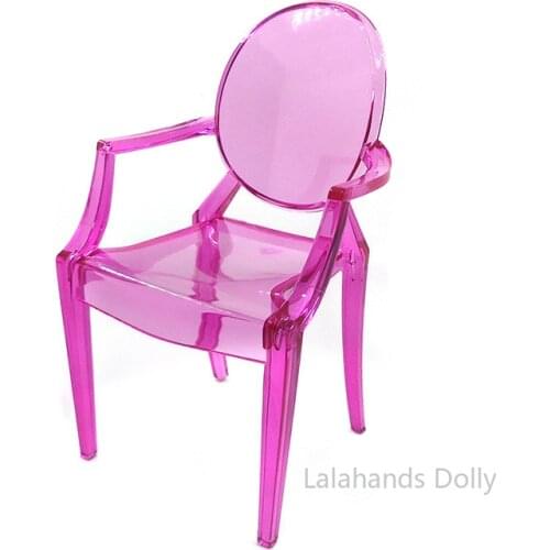 1:6 Dollhouse Mini Colorful Leisure Home Chair Model for Dollhouse Furniture Accessories