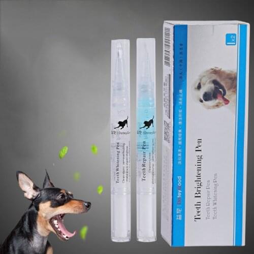 5ml Pet Dog Cat Oral Grooming Tools Kit, Natural Non-toxic Formula Mild Dispel Tartar Fresh Breath Teeth Cleaning Supplies 1Pcs