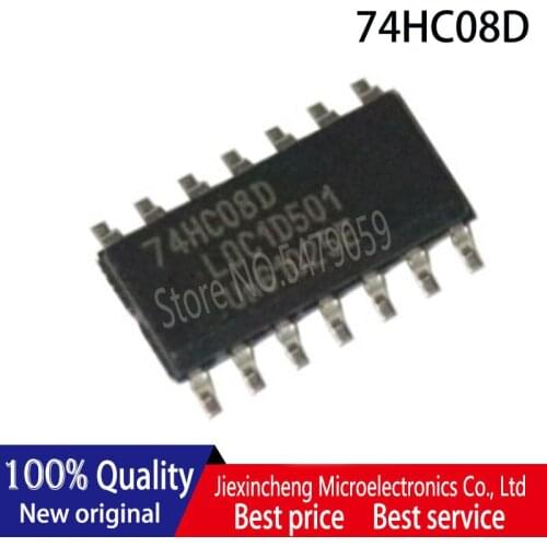 50pieces）74HC08D 74HC08 IC GATE AND 4CH 2-INP SOP14 New original
