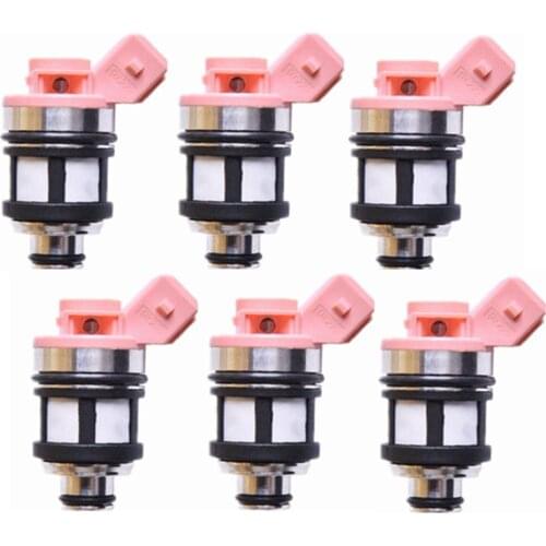 6PCS 16600-88G10 JS20-1 Fuel Injector Nozzle For Nissan Pathfinder Pickup Quest D21 3.0L Mercury 16600-88G11