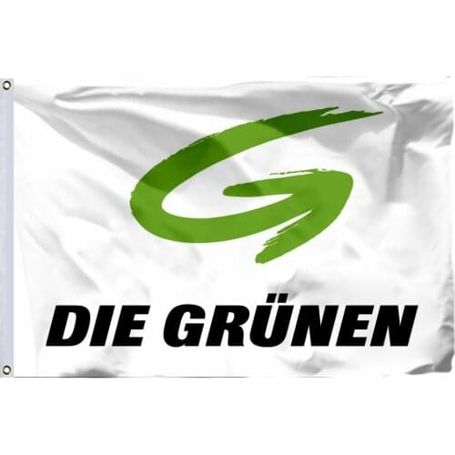 Austria Die Gruenen 2 Flag 90x150cm 3x5FT 100D Polyester Double Stitched High Quality Banner Ensign