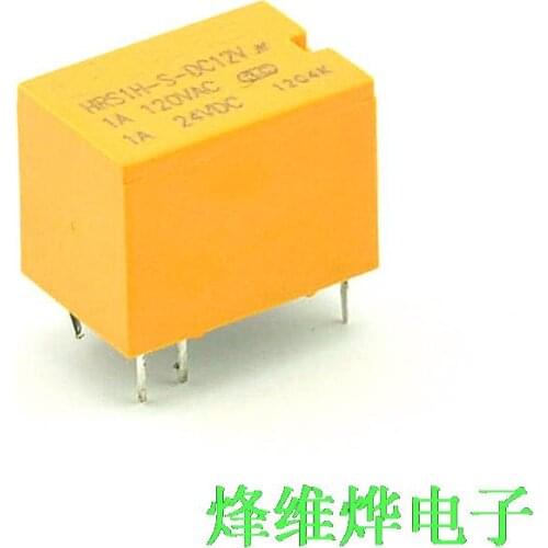 Free shipping HRS1H-S-DC12V 4100 small signal relay hexapod (5)