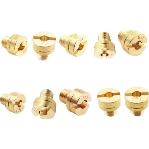 5Mm Large Round Carb Main Jets for Mikuni Carburetor VM22 VM24 VM26 125Cc 150Cc 200Cc 250Cc Dirt Pit Bike