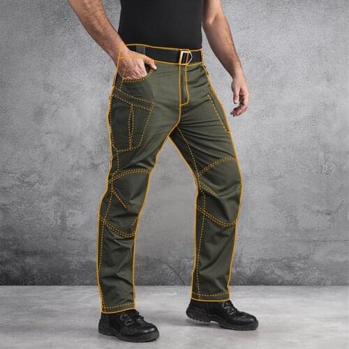 IX8 Waterproof Tactical War Game Cargo Pants Mens Silm Casual Pants Mens Trousers Army Military Active Pants