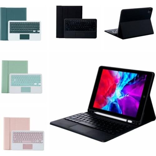 Detachable Wireless Bluetooth Touchpad Keyboard Cover For iPad Pro 11 2021 2020 2018 Case Magnetic stand Funda / Pen slot + Film