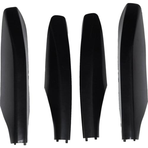 Black Abs Roof Rack Bar Rail End Protection Cover Shell 4Pcs For Toyota Land Cruiser Prado Fj120 2003 - 2009