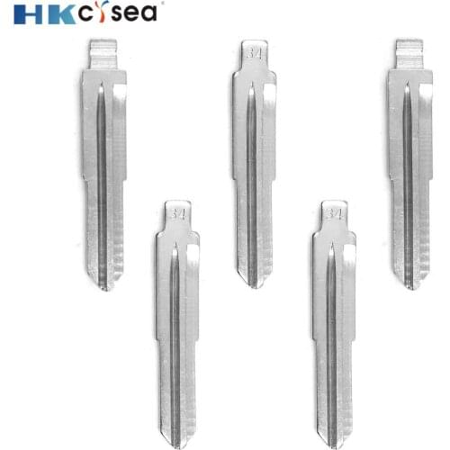 HKCYSEA KD#34 KD Remote Uncut Blank Metal Blade Type #34 for Kia Rio Accent Car Key Remote Blade Replacement