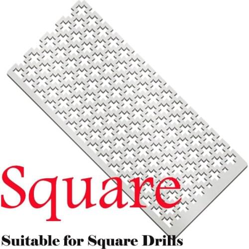 DIY Diamond Painting Tools Square Drills Rhinestones Stainless Steel Ruler Painting With Diamonds Accessories