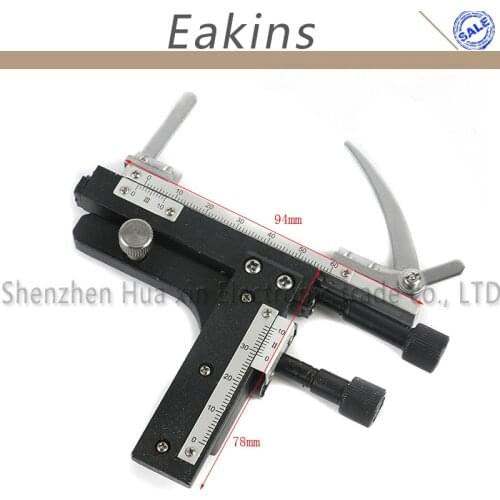 0-60mm Scale Microscope Caliper Microscop Stage X-Y Metal Moving Measurement Ruler For Biological Microscopio MICROMETER