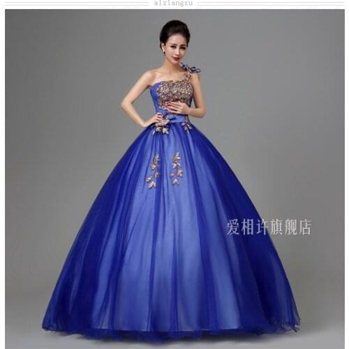 Royal blue peacock luxury medieval dress ball gown siss princess Medieval Renaissance Gown queen Cosplay Victorian Belle ball