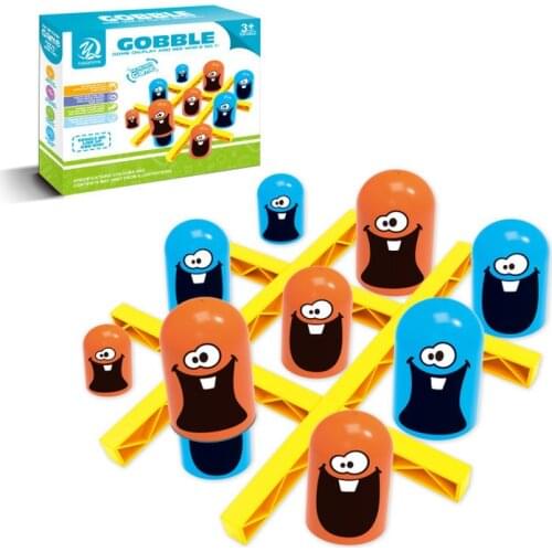 Plastic Kid/Baby Intellectual Gobble Board Game Three in a Row Montessori Educational Toys for Children Christmas Birthday Gifts