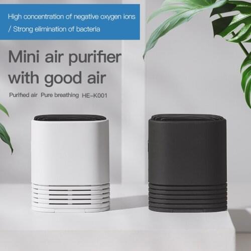 Portable Mini Negative Ion Generator Air Purifier 5V USB Air Cleaner for Home Air Freshener Ozone Machine Air Ionizer Purifier