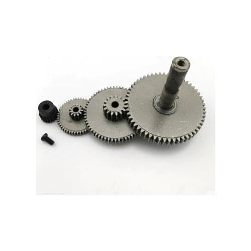 4Pieces/Lot Stainless Steel Reduction Gear Rack Pinion Gear 0.5-1M Gear Set-Main Shaft Hole:5mm