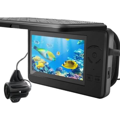Fish Finder Boat Finder Sounder HD Anchor Fish Ice Fishing with Video Underwater Camera 4.3-inch High-definition Display