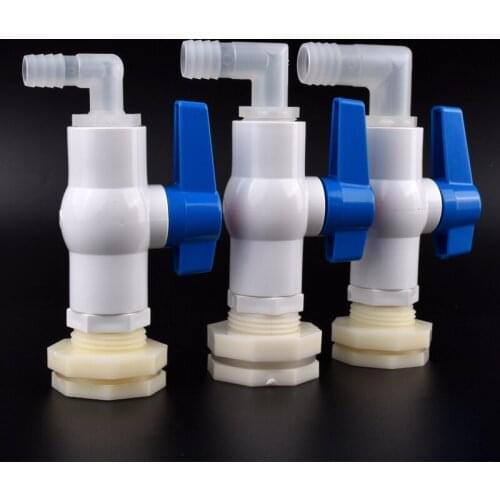 1Set 3/4'' -7.9mm~19.5mm Elbow Water Tank Connector Garden Irrigation System Fittings Water Pool Aquarium Fish Tank Hose Joints