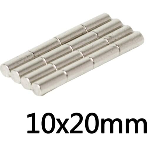 2/5/10/PCS 10x20 mm Super Powerful Strong Magnetic Magnets Thick Permanent Neodymium Magnets 10x20mm Round Magnet 10*20mm