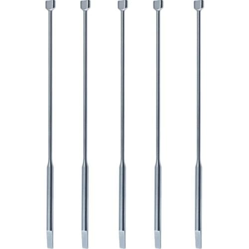 5pcs 21cm Steel Piano Repair Tool Butt Flat Screwdriver Piano Keyboard Parts