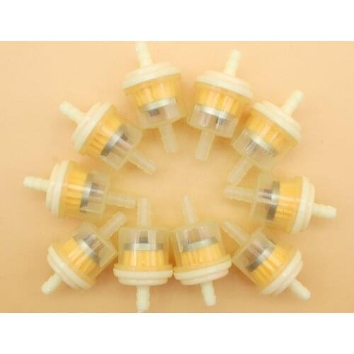10Pcs/lot Gas Fuel Filter For HONDA GX160 GX200 GX340 GX390 GX420 GX25 GX35 4 Stroke Small Engine Motor Lawn Mower Parts