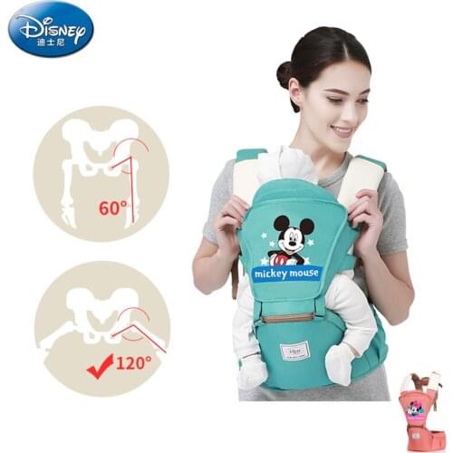 Disney 0-36 Months Breathable Front Facing Baby Carrier 4 in 1 Infant Comfortable Sling Backpack Pouch Wrap Baby Carriers