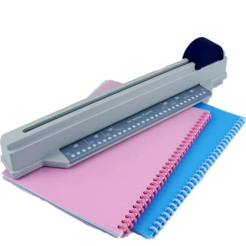 A4(30 holes) B5(26 holes) A5(20 holes)Multi Hole Puncher Loose Leaf Hole Punch Handmade Loose-leaf Paper Hole Puncher for Office