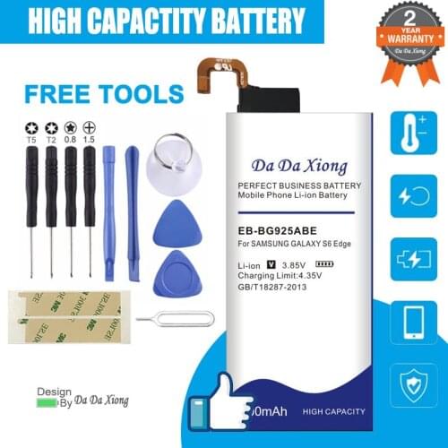 5200mAh EB-BG925ABE eb-bg925abe Li-ion Phone Battery for Samsung GALAXY S6 Edge G9250 G925F G925FQ G925S