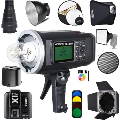 Godox AD600BM Bowens Mount 600Ws HSS 1/8000 GN87 Outdoor Flash Strobe Monolight with X1T-F Wireless Trigger for Fujifi+Gift kit
