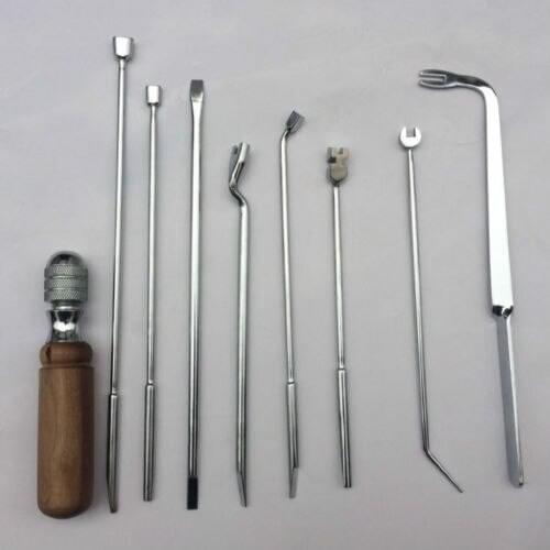 Piano tuning maintenance tools, jujube wood handle, simple suit