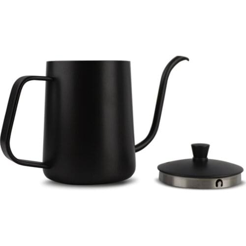 550ML Hand Coffee Pot Household Coffee Hand Pot with Hanging Ears Stainless Steel Long Mouth Pot Drip Hand Pot