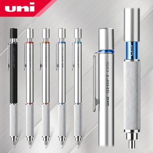 Japan Uni Nib Retractable Low Center of Gravity Metal Mechanical Mechanical Pencil M3/M5/M7/M9-1010 0.3/0.5/0.7/0.9MM