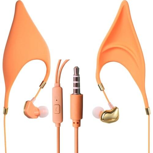 Elf Earbuds Earphones In-Ear Headphones Hands-Free Headset with Mic for Huawei Xiaomi Samsung Elf Ears for Kids Holiday Gifts