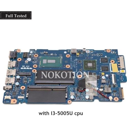 NOKOTION For Dell Inspiron 5448 5548 laptop motherboard CN-0JGW4R 0JGW4R ZAVC1 LA-B016P MAIN BOARD SR244 I3-5005U CPU