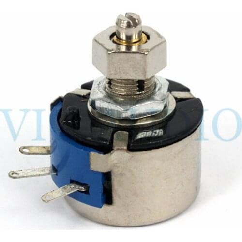 DIY HIFI 2PCS Single Turn Wirewound Potentiometers WX14-11 3W 47R 56R 100R 220R 470R 1K 2.2K 4.7K 10K 20K 5% Filament Balance