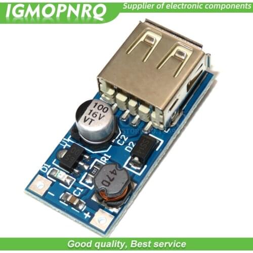 5PCS DC 0.9V-5V to 5V 600MA Power Bank Charger Step Up Boost Converter Supply Voltage Module USB Output Charging Circuit Board