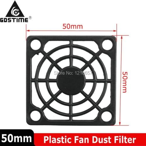 20 Pieces Gdstime 50mm Dustproof Protective Filter Mesh for 50x50mm 5cm Cooling Fan