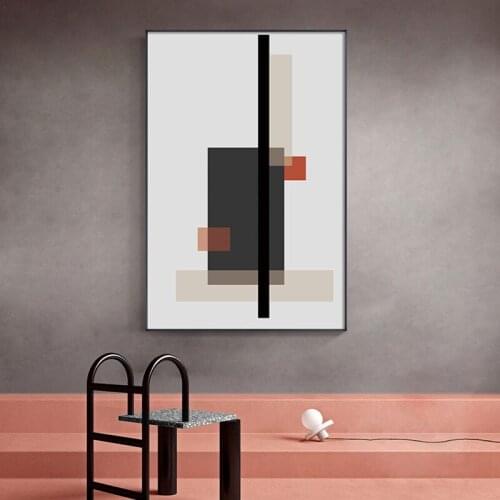 Abstract Modern Geometric Designs Canvas Painting Wall Art Posters and Prints Pictures for Living Room Office Home Decoration