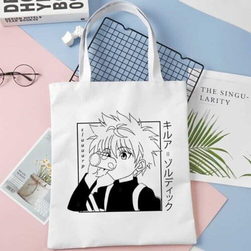 Hunter x Hunter shopping bag bolso handbag shopping recycle bag jute bag tote bag net reusable foldable cabas