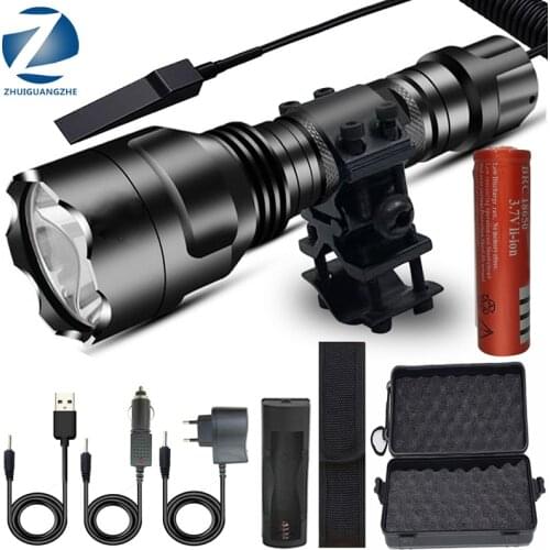 Super Bright LED Flashlight XHP50.2 Lamp 5 Lighting Modes Led Torch Tactical Light Use 18650 Recharge Battery For Riding Camping