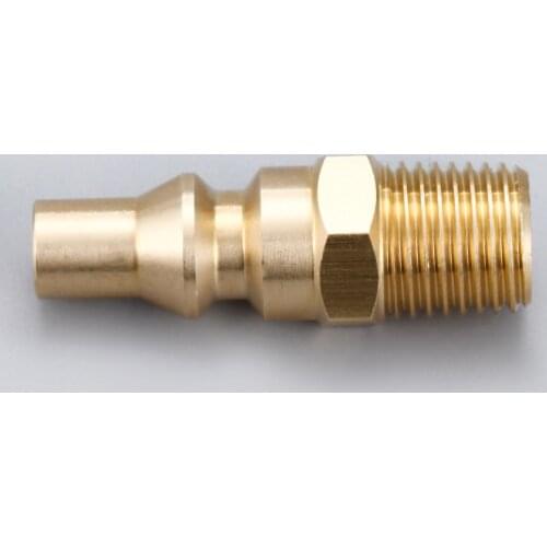 Solid Brass Propane Quick Connect Fitting Adapter Male Plug 1/4inch NPT For BBQ Low Pressure Propane Gas Systems Grill Outdoor