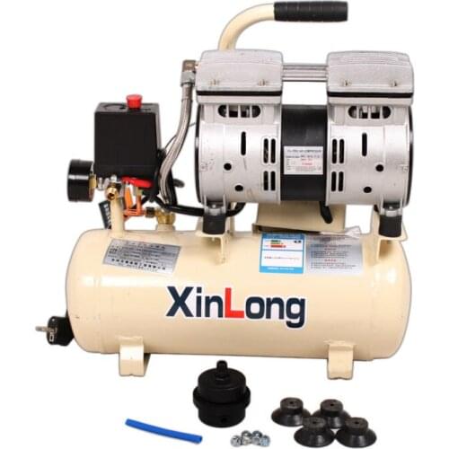 Air Compressor Quiet Oil Free 550W 1380r/min 8L For Autoclave Bubble Remove Machine And OCA Vacuum Laminating Machine
