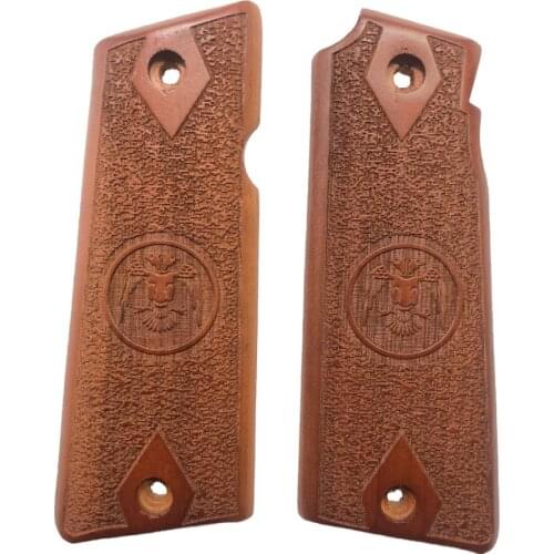Star Model B Super 9mm. Parents Eagle Model Special Series Laser Cutting Wood grips gun accessory av gun pistol grips 1