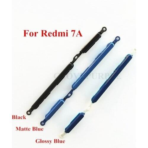 10X Side Button Key Audio Control Switch Buttom Replacement Repair Parts For Xiaomi Redmi 7A
