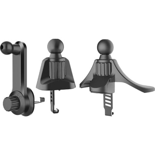Car Air Vent Mount Clip Adapter Universal 17mm Ball Head Phone Holder Stand for Car Charger Extension Support Bracket